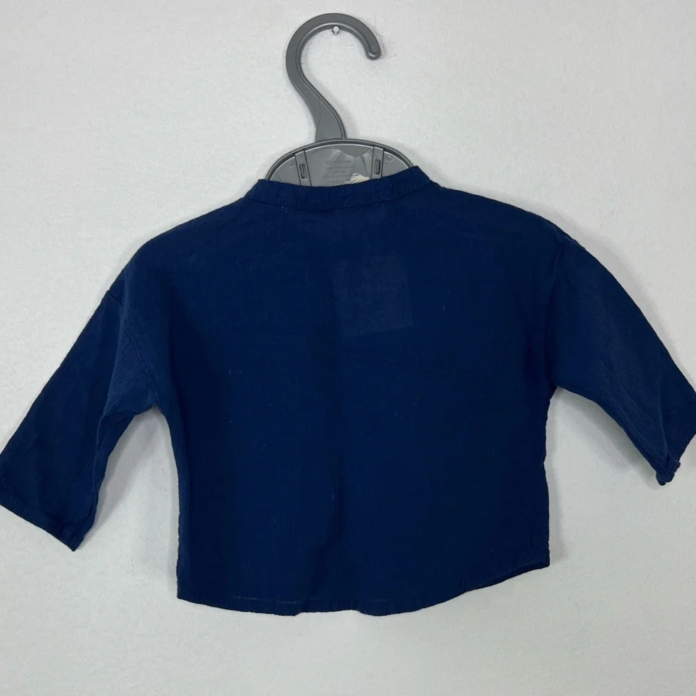 Message In the Bottle Long Sleeve Button Down